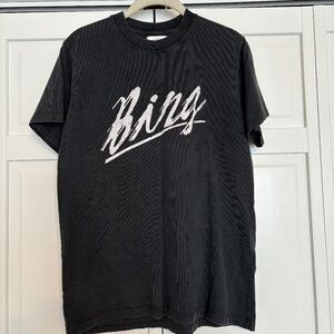 Anine Bing - Lili Basic Bing Tee in Vintage Black